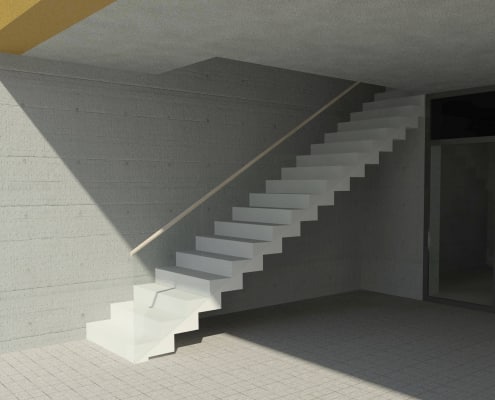 schody dywanowe betonowe