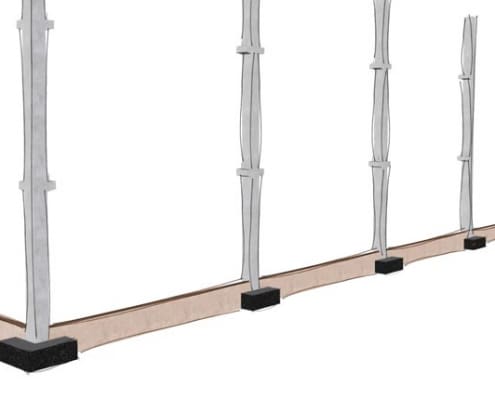 Podwaliny prefabrykowane betonowe w budownictwie przemysłowym