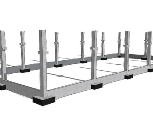 Podwaliny betonowe prefabrykowane