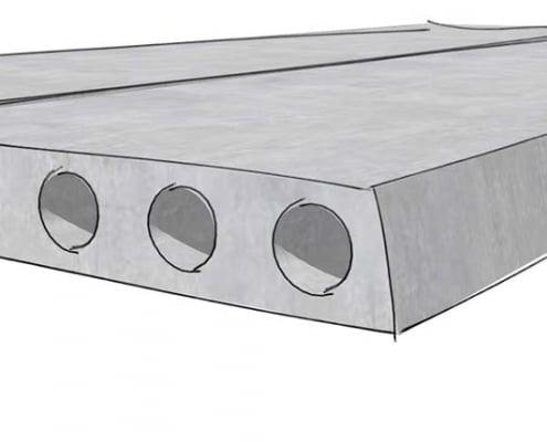 Budmater Hersteller von vorgefertigten Decken und Treppen Żerański Kanal Decke