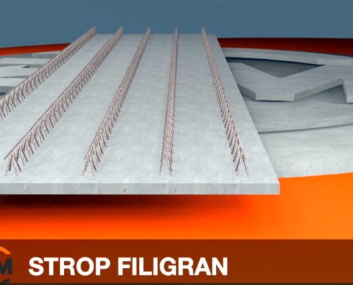 filigránový strop