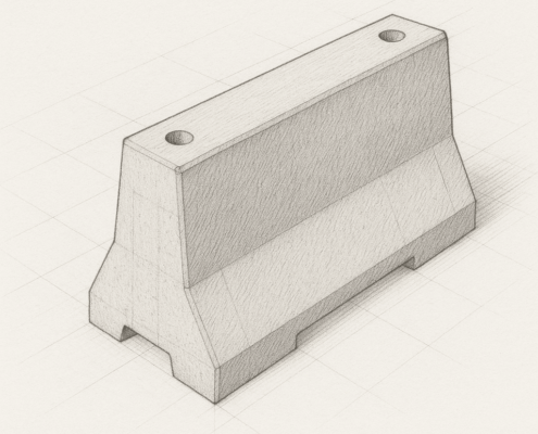 U14B бетонные барьеры