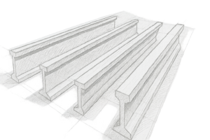 dźwigary dachowe strunobetonowe