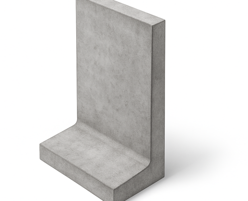 L formos atraminė sienelė