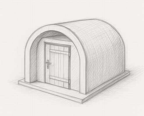 piwniczka ogrodowa prefabrykowana