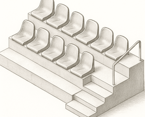 trybuny sportowe prefabrykowane